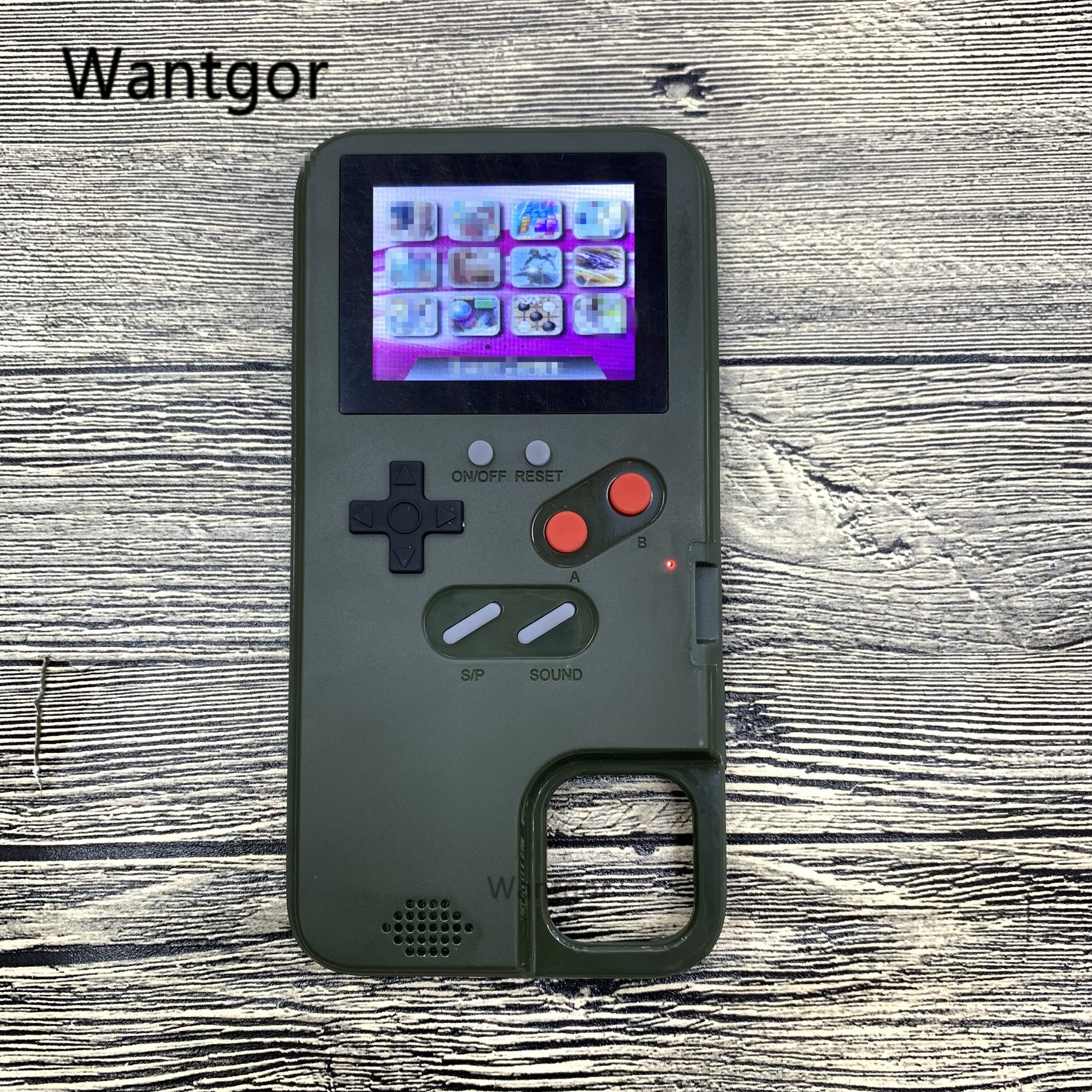 BY Full Color Display 36 Game phone Case For iPhone 11 Pro 6 7 8 Plus TPU Frame gameboy coque for iPhone X Xs Max Xr Funda Capa