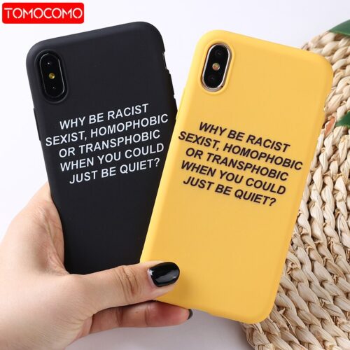 Lovely Cartoon Color Back Cover Funny Letter Quote Soft Phone Case Fundas For iPhone 11 Pro 7Plus 7 6Plus 6 6S 8 8Plus X XS Max