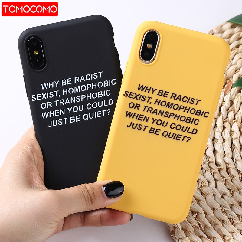 Lovely Cartoon Color Back Cover Funny Letter Quote Soft Phone Case Fundas For iPhone 11 Pro 7Plus 7 6Plus 6 6S 8 8Plus X XS Max