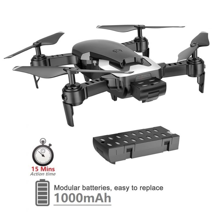 Teeggi M69 FPV Drone 4K with 1080P Wide-angle WiFi Camera HD Foldable