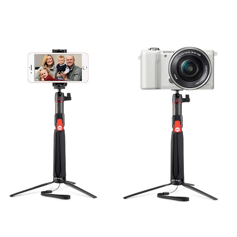 Monopod Tripod wireless Bluetooth Remote for iphone X Gopro