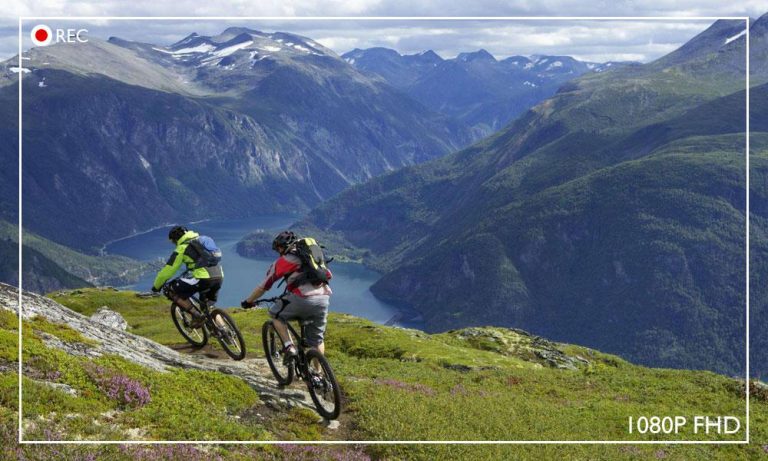 Capture Every Adventure in Full HD Brilliance with the Waterproof WiFi Action Cam - Your Ideal Companion for Outdoor Sports and Biking