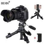 BEXIN Phone stand mini tripod camera holder smartphone tripod flexible folding desktop pocket tripod for mobile phone dslr