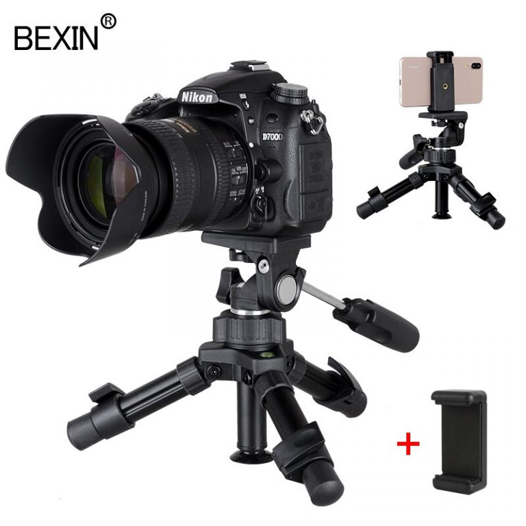BEXIN Phone stand mini tripod camera holder smartphone tripod flexible folding desktop pocket tripod for mobile phone dslr