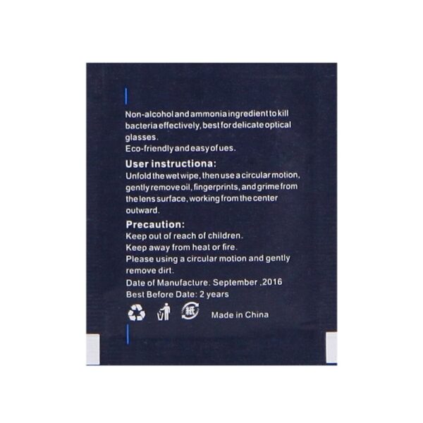 10 Sheets/Pack Wet Wipes Pre-moistened Tissue for Camera