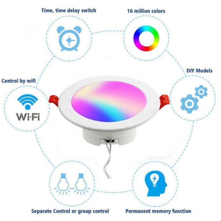 Automation WIFI Switch Light bulb Compatible with Alexa Google