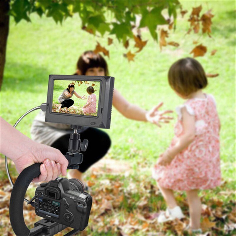 DV Hand Held C-Shaped Shooting Video Stabilizer Hand-held Low Frame Flash Stands Stabilizer