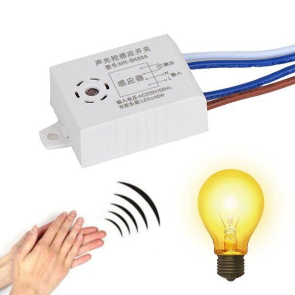 Smart Home Sound Sensor Switch: Automatic Light Controller for Energy Saving