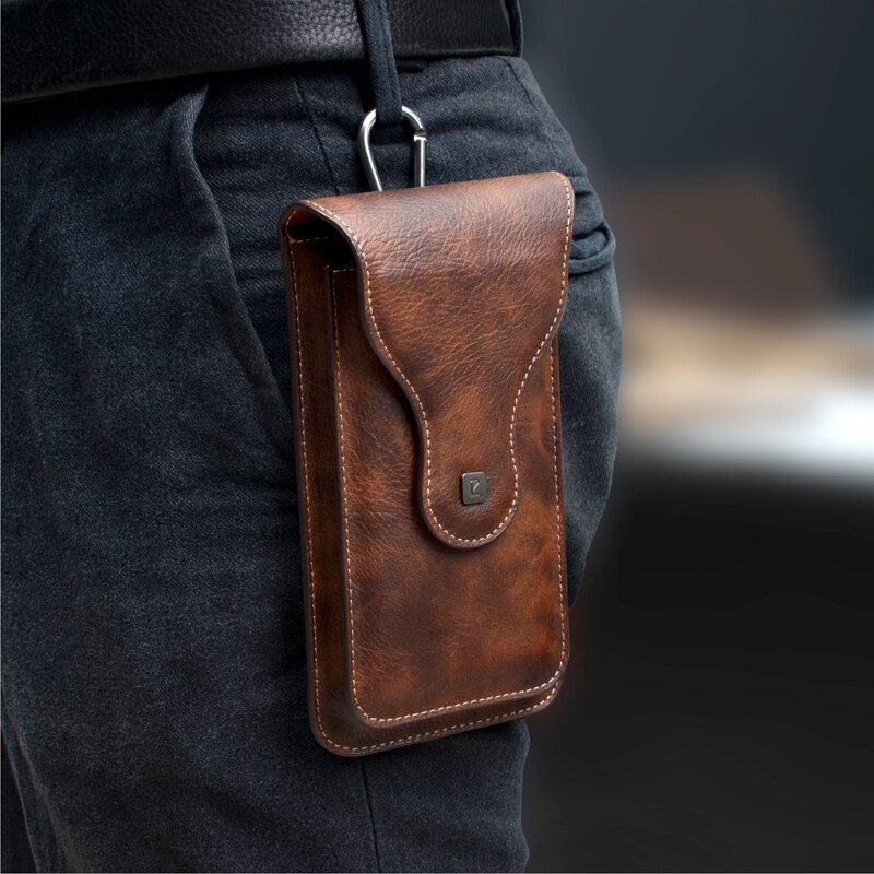 Belt Clip Holster Case for Phone Mobile Phone Bag 2 Pouchs for Samsung Note 10Plus 9 8 for iPhone 11 Pro Max XS Max 6 7 8 plus