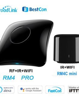 Broadlink Bestcon RM4 Pro RM4C Mini WiFi+IR+RF Smart Home Universal Intelligent Remote Controller works with Alexa Google Home