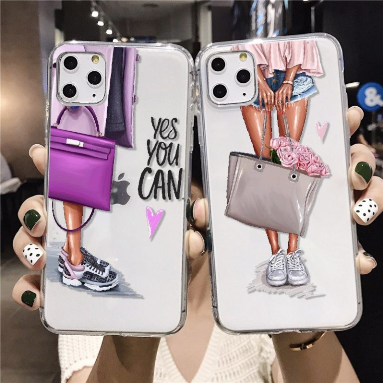 Fashion Girls High Heels Shoes Legs Coffee Heart For iPhone