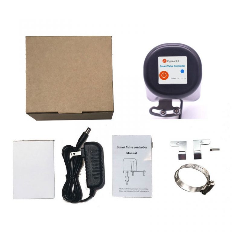 Smart Valve Water Gas Valve Zigbee Automation Control Work with Alexa Google