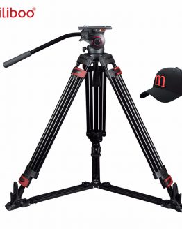 miliboo MTT609A Professional Heavy Duty Hydraulic Head Ball Camera Tripod for Camcorder/DSLR Stand Video Tripod Load 15 kg Max