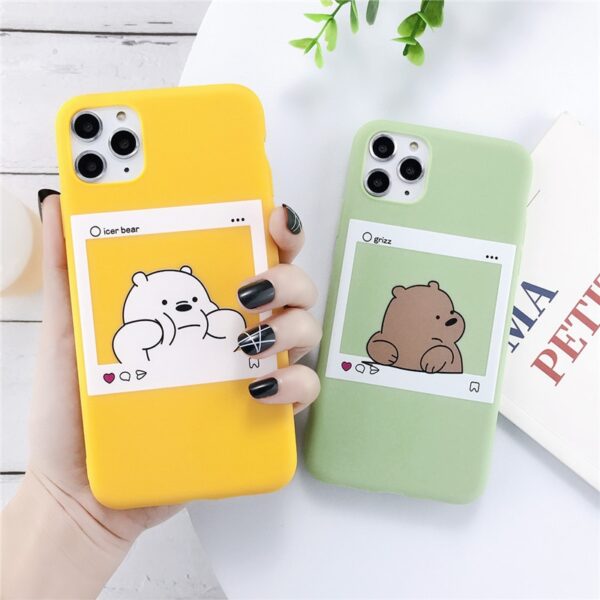 Cute Animal Bears Phone Case: Add Playfulness to Your iPhone with Moskado