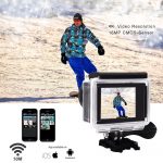Action Camera 4K 30fps Ultra HD 16MP 170D 30m Underwater Waterproof Sport Helmet