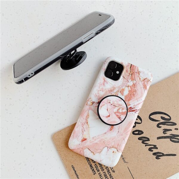 Holder Stand Marble Case For iPhone 11 Pro Max Huawei
