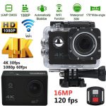 Explore the World with our Sports Action Camera - 4K Ultra HD, Waterproof, and WiFi Enabled for Epic Adventures