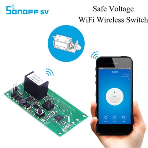 SONOFF SV Safe Voltage WiFi Switch Module – Compact Smart Controller for Low-Power Devices