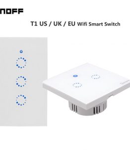 ITEAD Sonoff T1 US EU UK Smart WiFi RF / APP / Touch Control Wall Light Switch 1 /2 /3 Gang Wall Touch Switch Panel Smart Home