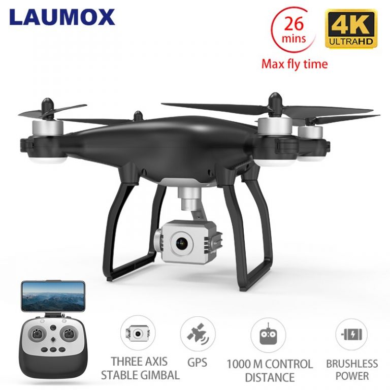 LAUMOX X35 Drone GPS WiFi 4K HD Camera Profissional RC Quadcopter Brushless Motor Drones Gimbal Stabilizer 26 minute flight