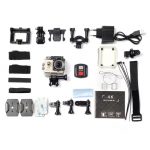 WiFi 4K Ultra HD Action camera 2 inch Screen 12MP 30M Waterpoof Sport camera Video Recording Helmet Camera With Remote Control