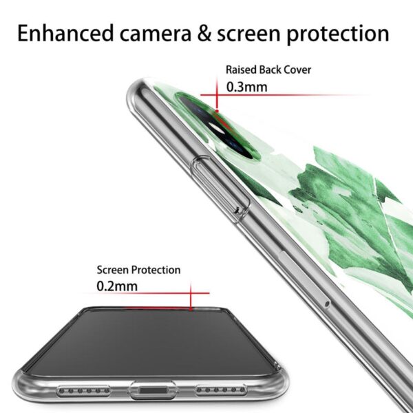 Ottwn Summer Banana Leaf Phone Case For iPhone 11 X 7 8