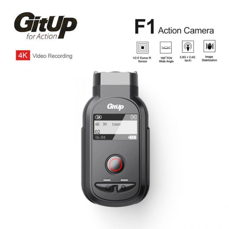 New GitUp F1 WiFi 4K 3840x2160p Sport Action Camera Video Dash Cam Ultra HD Time Lapse Outdoor Cycling Camcorder Loop Recorder
