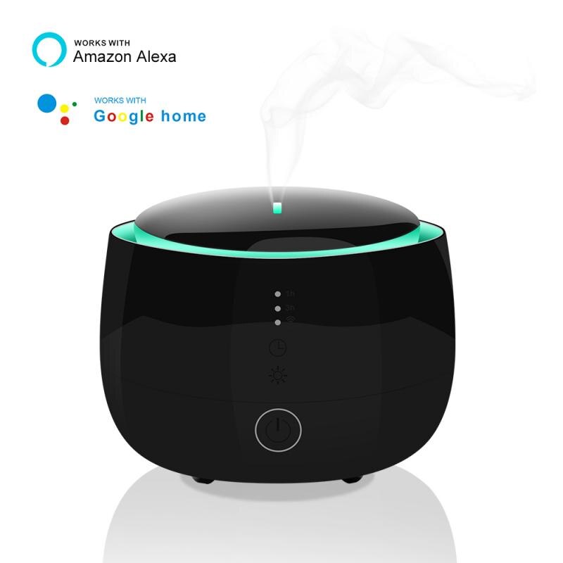Wifi Wireless Aroma Essential Oil Diffuser Aromatherapy Humidifier Smart Home Automation Mold Compatible With Alexa Google Home