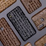 Natural leather mobile phone Case for Apple iPhone