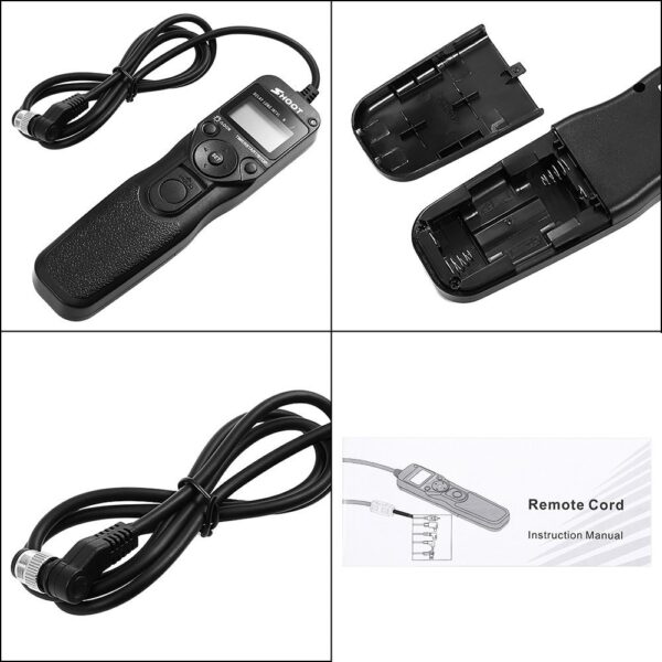 SHOOT MC-30 LCD Timer Remote Control for Nikon DSLR Cameras