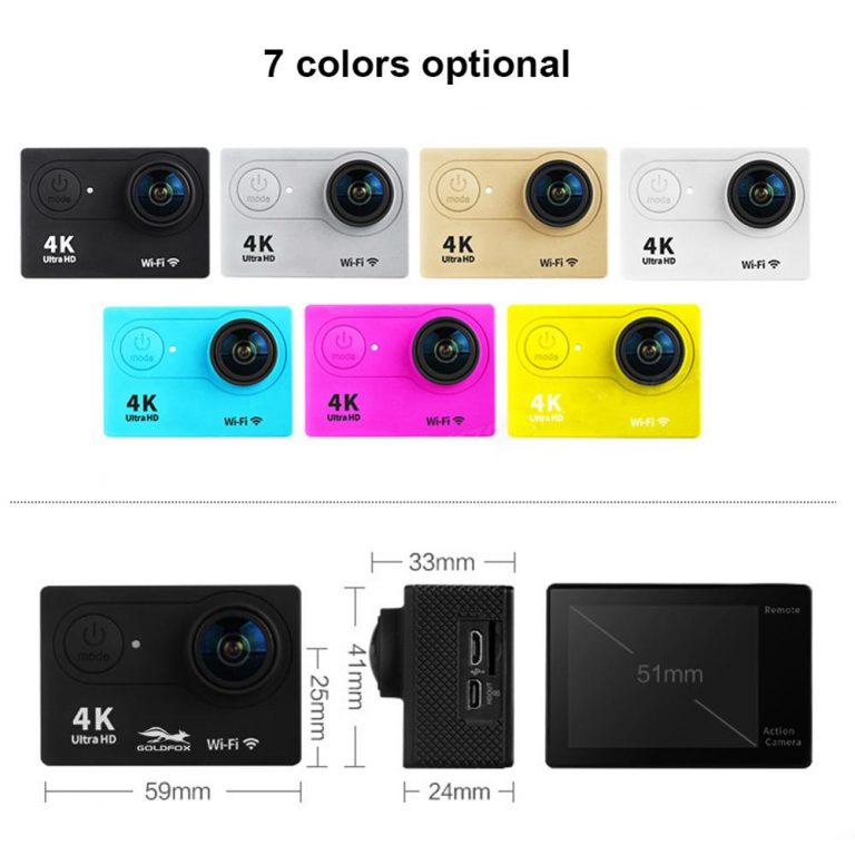 Remote Camera Go Waterproof Cam Pro Helmet Camera Sport Cam