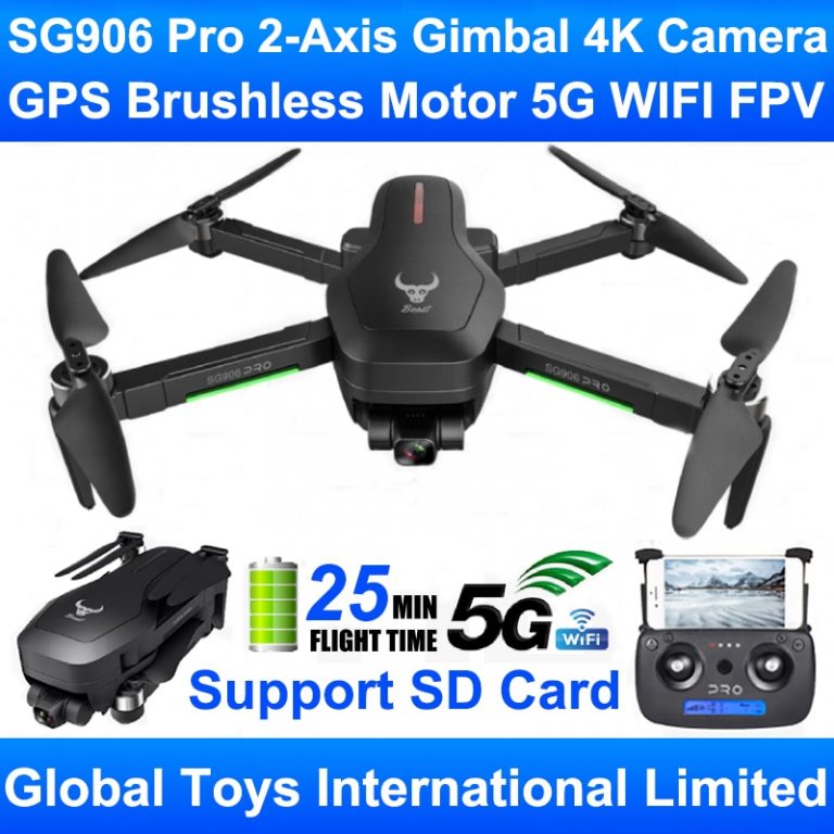 Brushless Motor GPS 5G WIFI FPV 2-Axis Gimbal Professional 4K HD