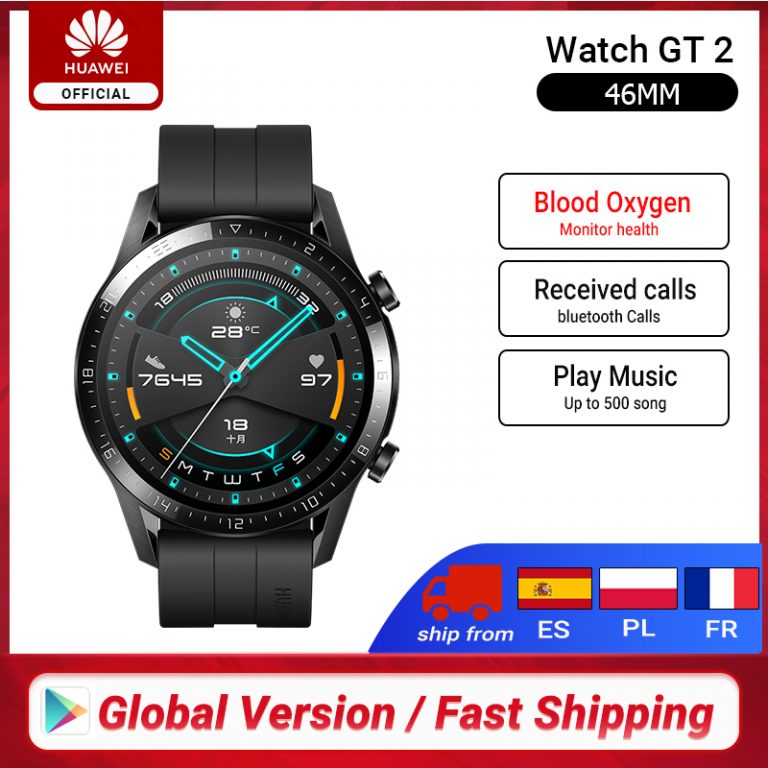 Global Version HUAWEI Watch GT 2 GT2 Smart Watch Blood Oxygen SmartWatch 14 Days Phone Call Heart Rate Tracker For Android iOS 1 Unleash Performance Anywhere with Global Version HUAWEI Watch GT 2 GT2 - Your 14-Day Smart Companion for Android and iOS