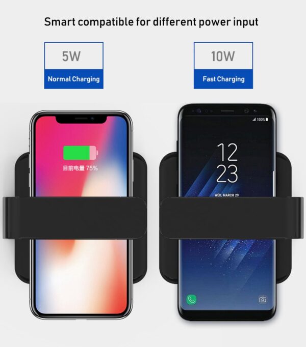 5W 10W 2 In 1 Portable Mobile Phone Wireless Charger UV