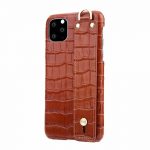 Genuine Leather Crocodile Pattern Strap Phone Case for iphone 11 Pro max X XS XR 7 8 6 6S Plus Ultra Thin Hard Cases