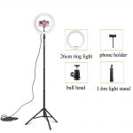 Light Ringlight Photography professional with Phone Holder