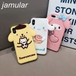 Jamular Phone Case For iPhone 11 Pro Max X XS Max XR 6 6s 7 8 plus Back Cover Fashion Cute Cartoon Soft TPU Case Lovey Capa