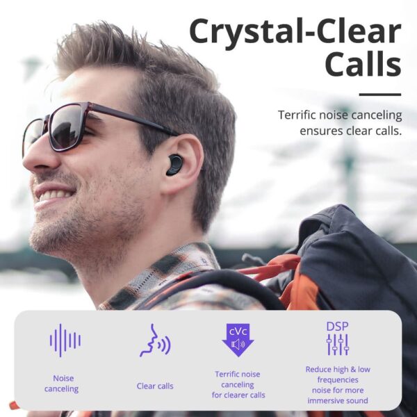 Original Tronsmart Onyx Free UV sterilization TWS Wireless Earbuds Bluetooth Earphones aptX, IPX7 waterproof 35H Playtime Type-C 3 Original Tronsmart Onyx Free UV sterilization TWS Wireless