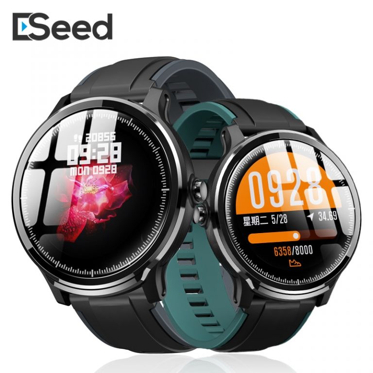 ESEED SN80 smart watch men IP68 waterproof 60days long standby 1.3 inch full touch screen Allloy case Heart rate smartwatch