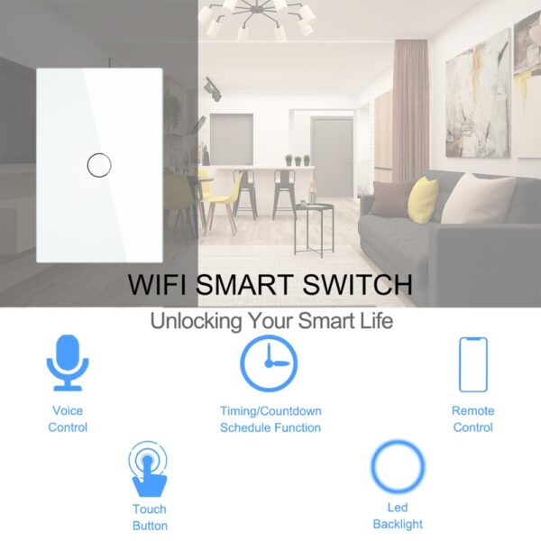 Smart Wifi Touch Switch No Neutral Wire Required Smart Home