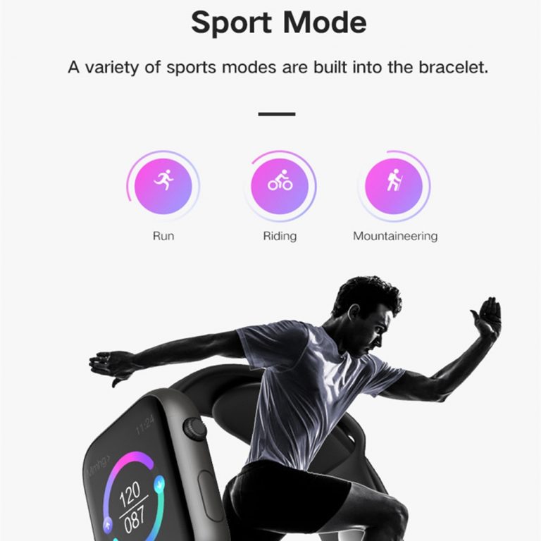 Heart Rate IP67 Waterproof Bluetooth ladies Sport Smartwatch