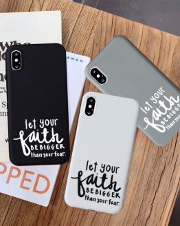 JAMULAR Faith Christian Religious Jesus Fitted Case For iPhone 11 Pro XS MAX XR X 7 8 6 11 Plus Black White Soft Phone Cover Bag