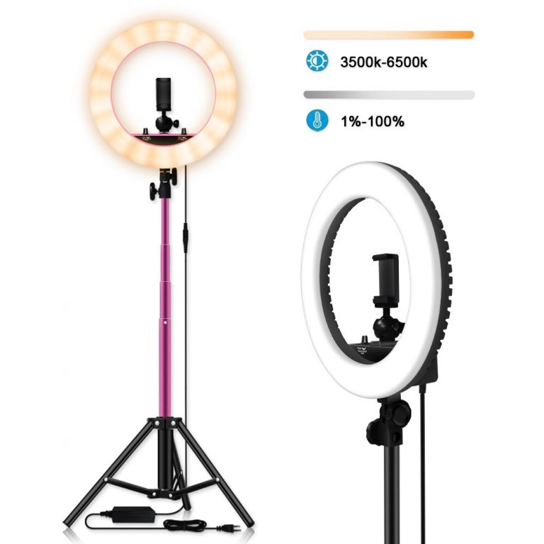 Shine Bright: LED Ring Light with Tripod for Perfect Selfies & Videos