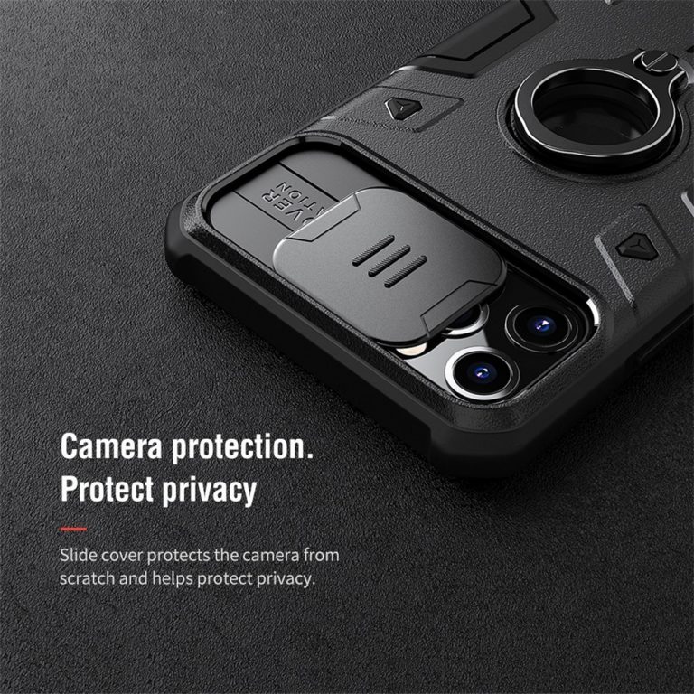 CamShield Armor Case Slide Camera Protect Privacy Ring kickstand