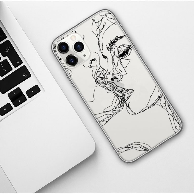 Funny Face Abstract Cartoon Phone Case For iPhone