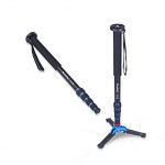Base Tripod with 1650mm Alumninum Camera Unipod Monopod Flip Lock w/3 Legs Base Tripod For Canon Nikon DSLR phone