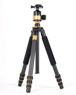 Q1000C Carbon Fiber Professional Tripod For DSLR Camera Q1000C Tripods For Photographer / 45mm Big Ball Panoramic Head
