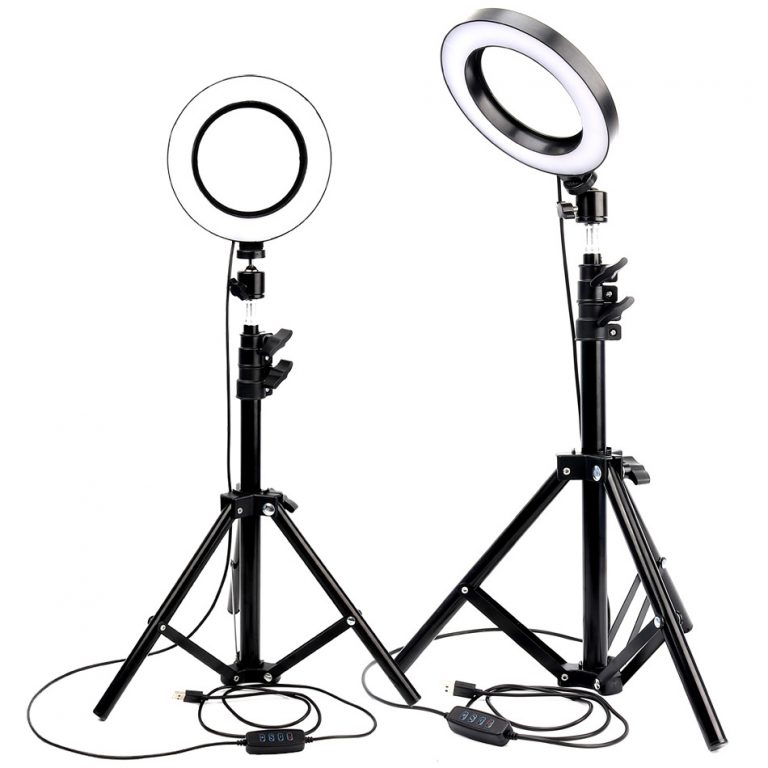 10 inch LED Selfie Ring Light With Tripod Stand Dimmable Video light For Makeup YouTube TikTok Live Photo Photography Ring Lamp