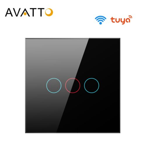 AVATTO EU WiFi Light Switch with Glass Panel - Convenient and Stylish Home Automation Solution