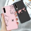 Travel Map Case FOR Huawei P20 Lite P30 PRO P40